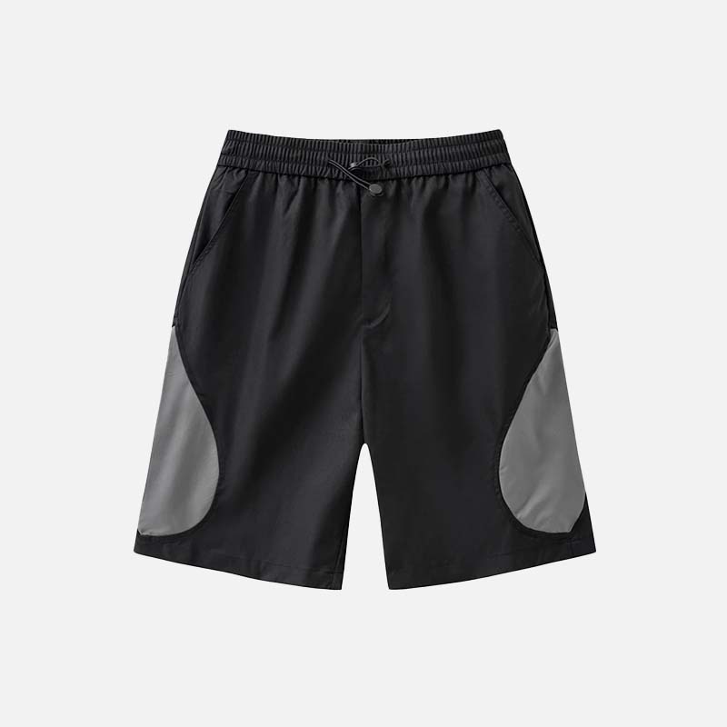 Pieced Together Jogger Shorts