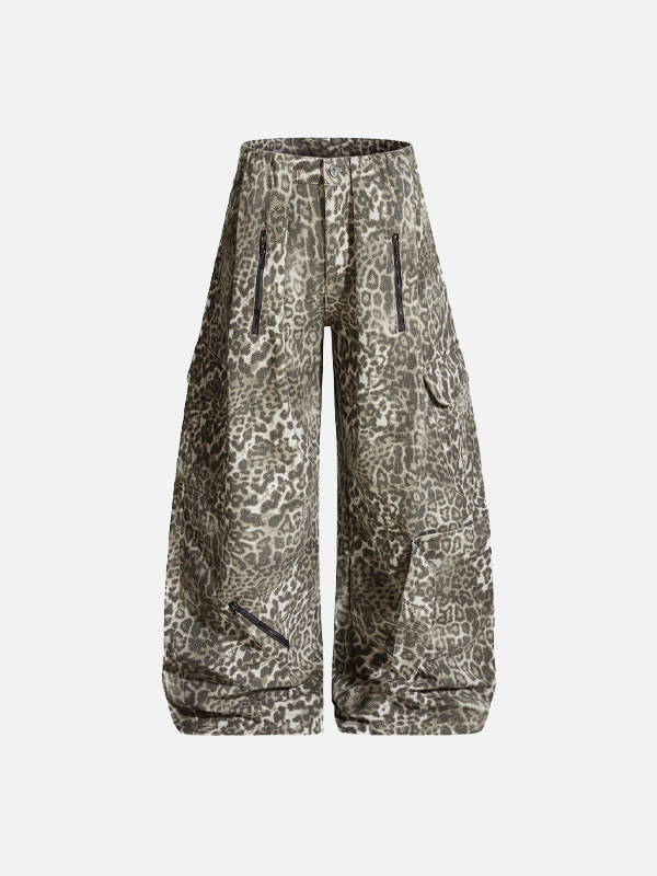 Wild Punk Leopard Wide-Leg