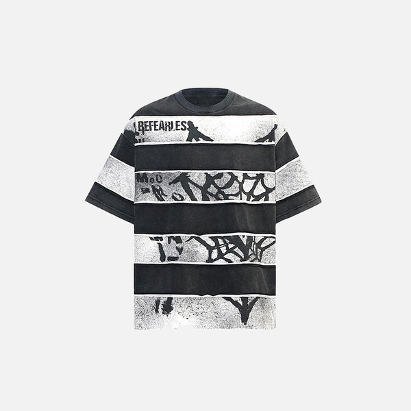 Örümcek Baskılı Tişört, önden görünüm — Navra Wear