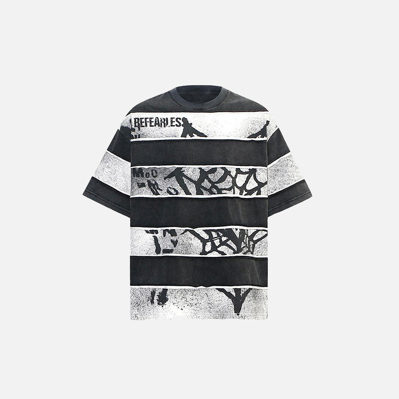 Örümcek Baskılı Tişört, önden görünüm — Navra Wear