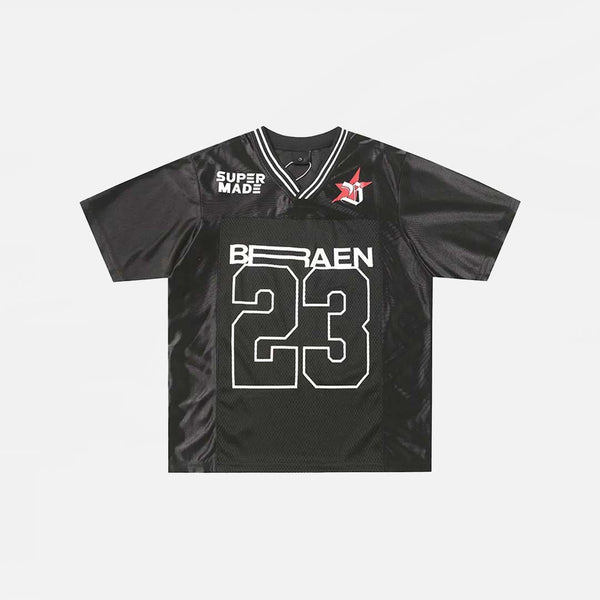 Mozaik Desenli Tişört, önden görünüm — Navra Wear