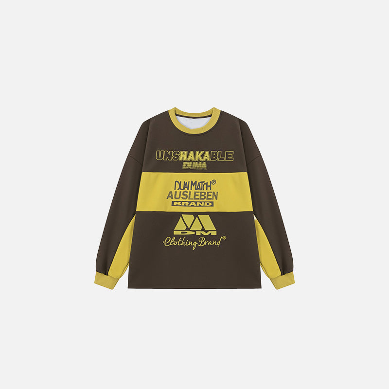 Yarış Baskılı Tişört, önden görünüm — Navra Wear