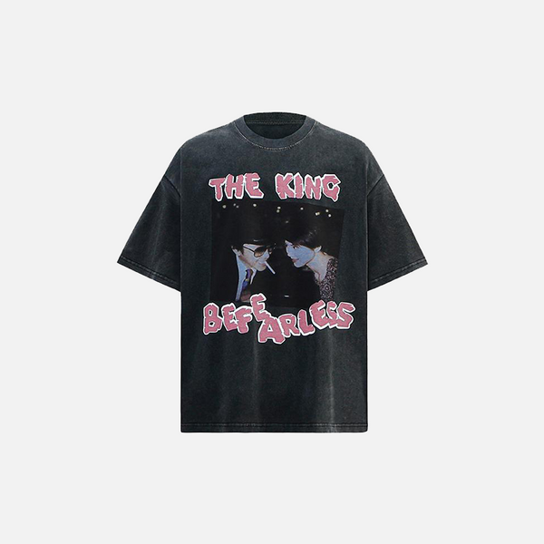 Taç Baskılı Tişört, önden görünüm — Navra Wear