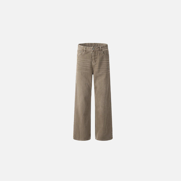 Bol Kesim Jean Pantolon, önden görünüm — Navra Wear