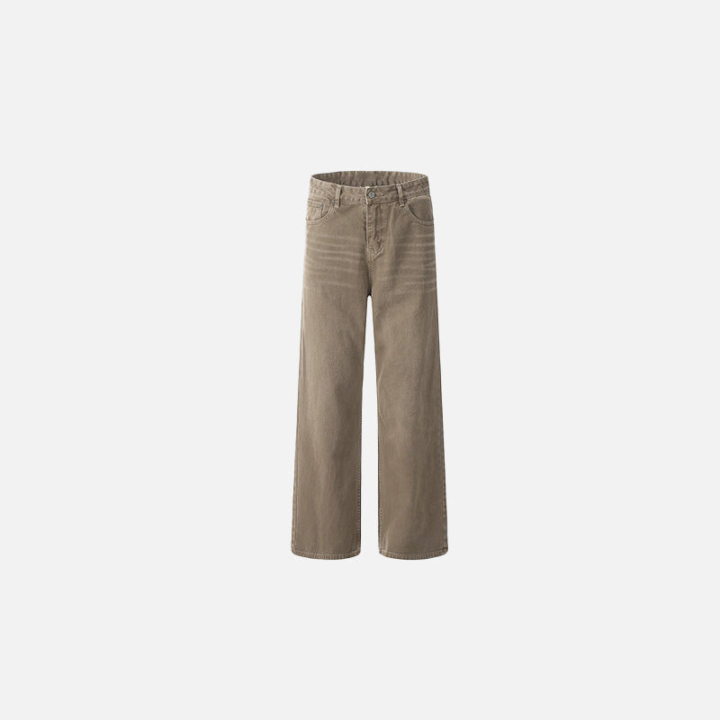 Bol Kesim Jean Pantolon, önden görünüm — Navra Wear