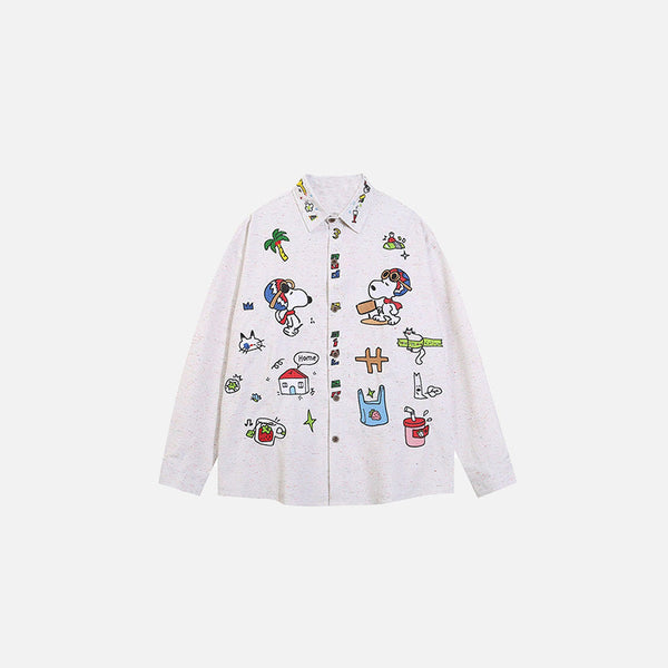 Nakışlı Gömlek, önden görünüm — Navra Wear