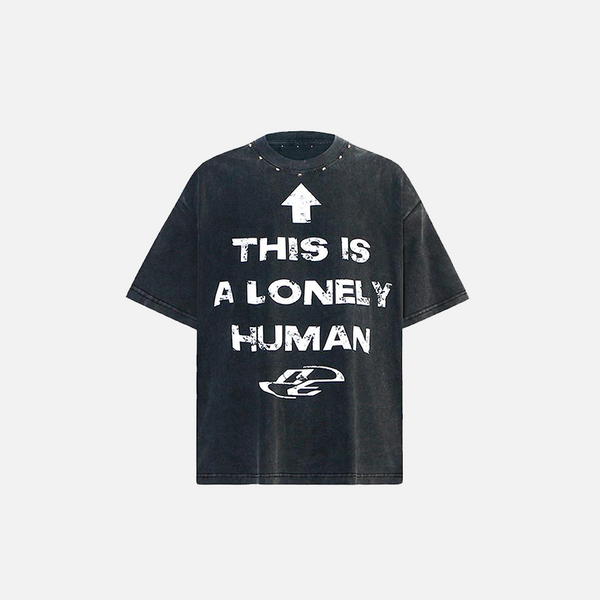 Portre Baskılı Tişört, önden görünüm — Navra Wear