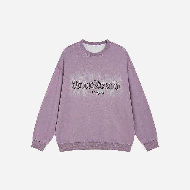 Script Long Sleeve Sweatshirt