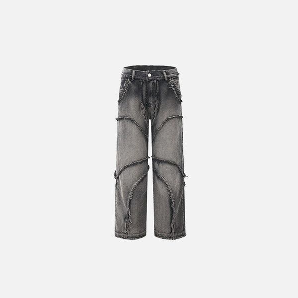 Baggy Jean Pantolon, önden görünüm — Navra Wear