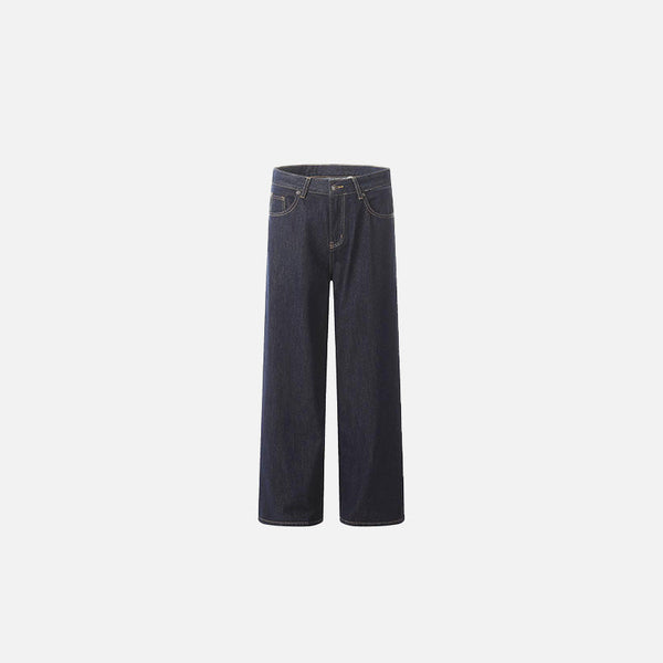 İspanyol Paça Jean Pantolon, önden görünüm — Navra Wear