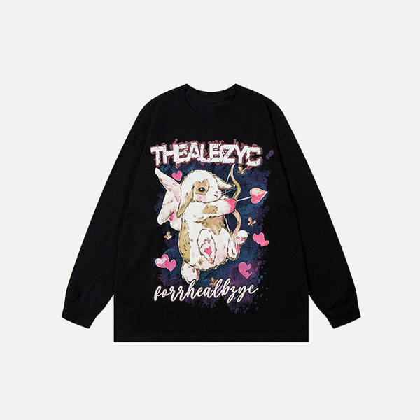 Toon Bunny Boxy Sweatshirt