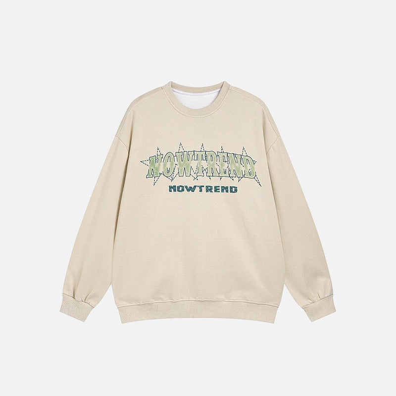 Fresh Drop Print Sweatshirt