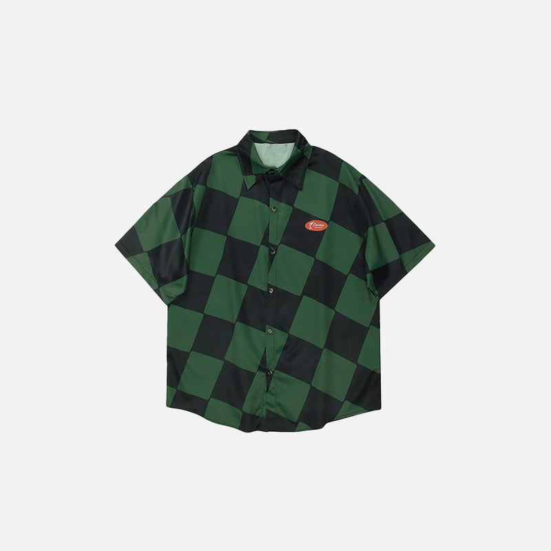 Ekose Gömlek, önden görünüm — Navra Wear