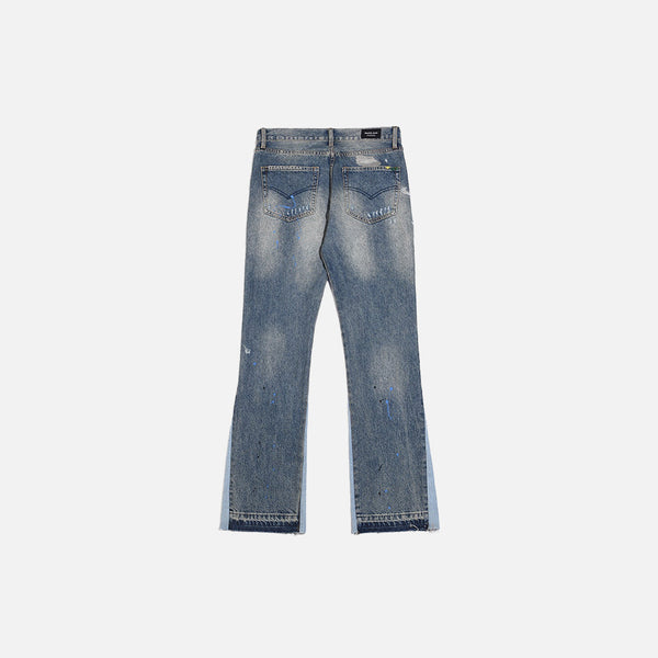 Torn Paint Splash Denim alternatif görünüm