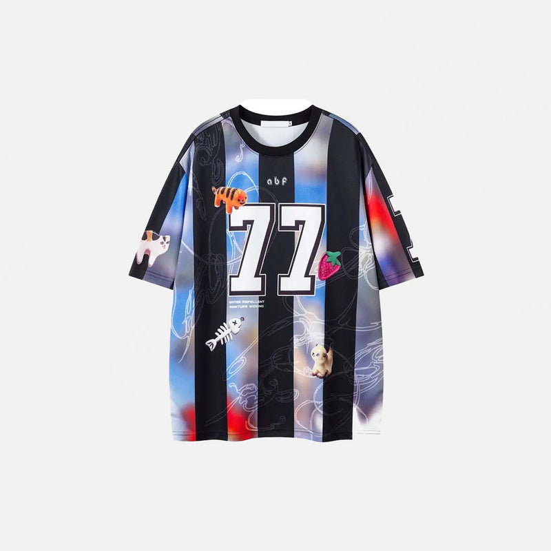 Baskılı Sport Tişört, önden görünüm — Navra Wear