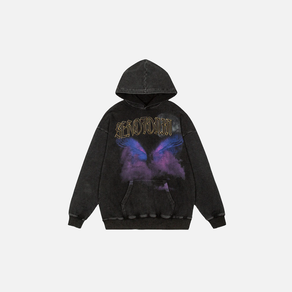Faded Graphic Oversize Urban Beat Sweatshirt