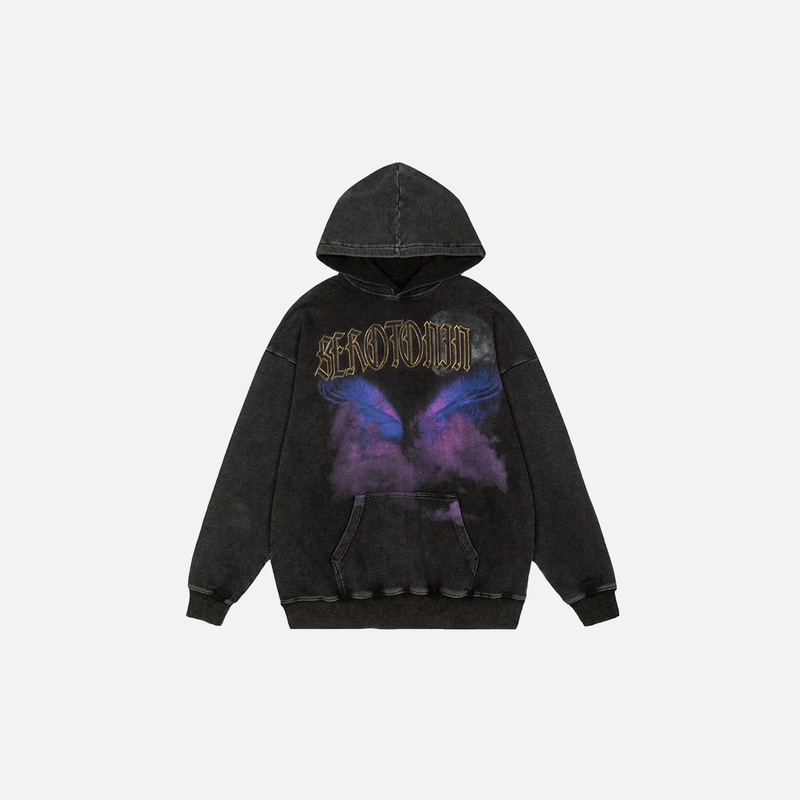 Faded Graphic Oversize Urban Beat Sweatshirt