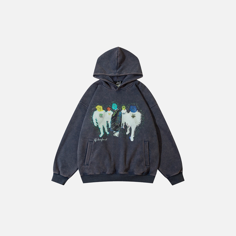 Heritage Shadow Painting Graphic Sweatshirt