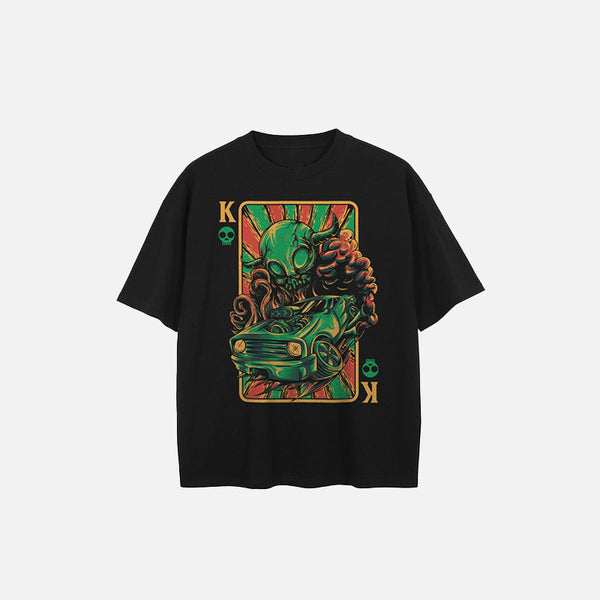 Alien Attack Poker Artwork T-Shirt