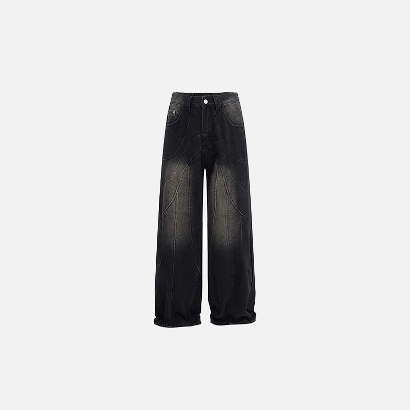 İspanyol Paça Jean Pantolon, önden görünüm — Navra Wear
