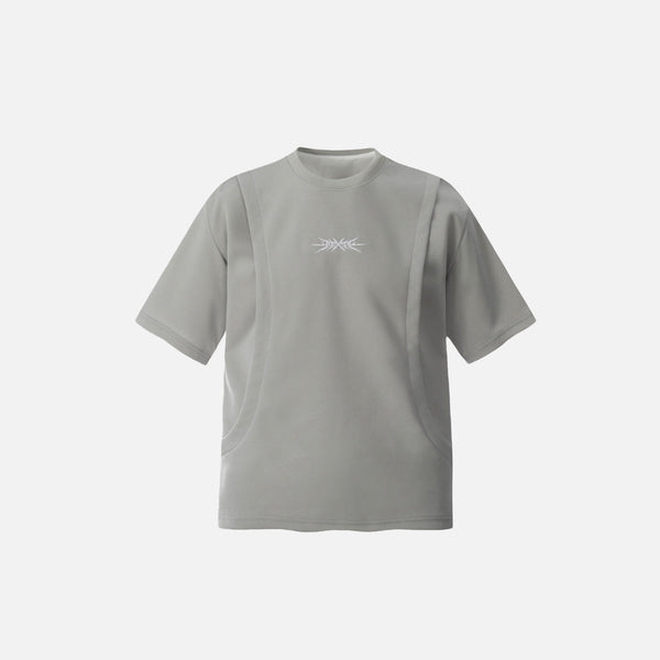 Weekend Round Neck Stitched T-Shirt
