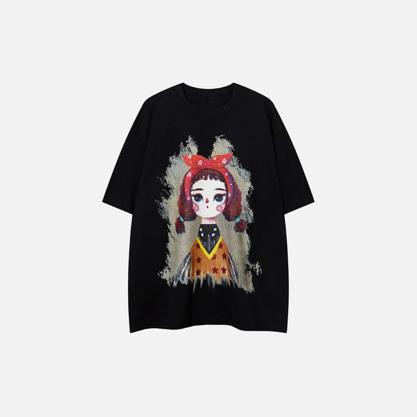 Y2K Basic Tişört, önden görünüm — Navra Wear