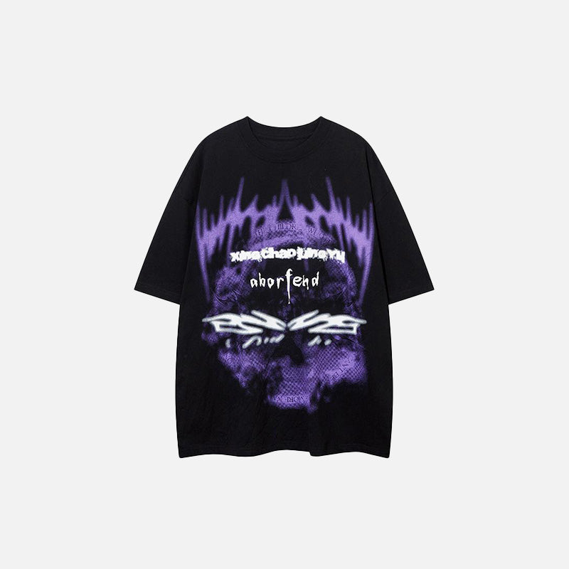 Portre Baskılı Tişört, önden görünüm — Navra Wear
