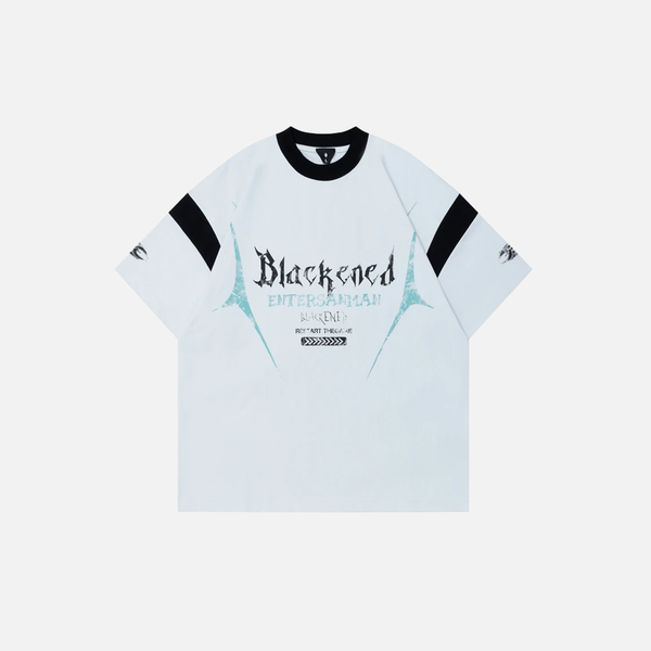 New-Millennium Chic Boxy-Fit Letter Print Short Sleeve T-Shirt
