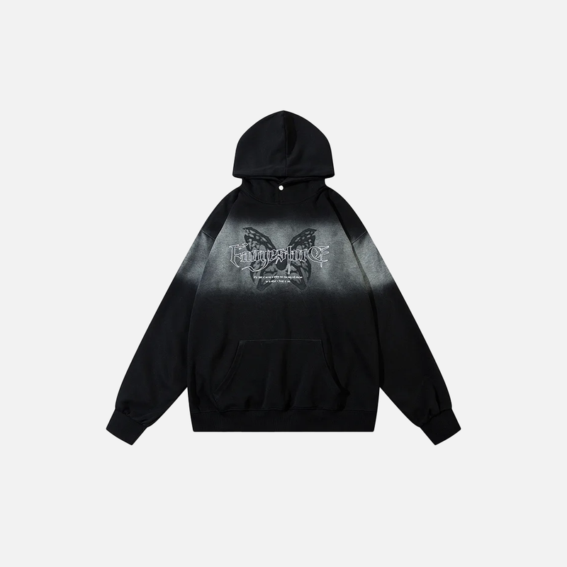 Effortless Metro Star Graphic Faded Sweatshirt