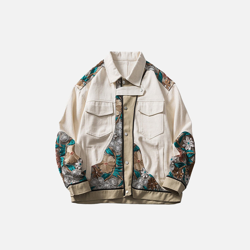 Botanical Denim Jacket