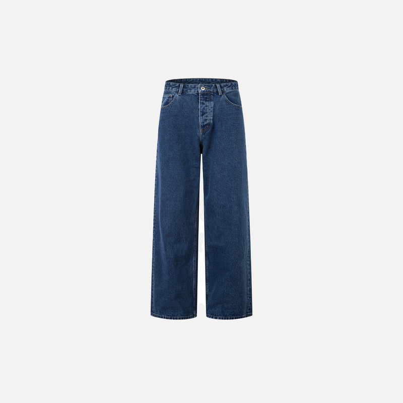 2000s Western Style Button-Fly Denim Classic Leg Denim