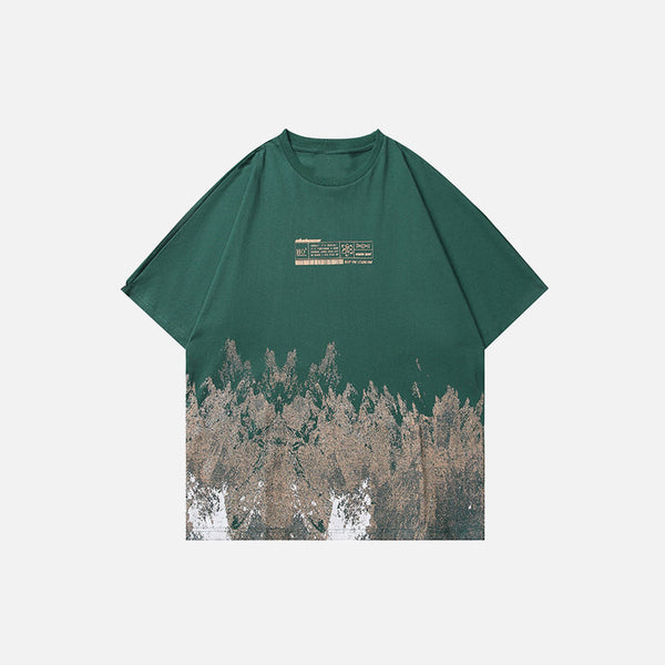 Graffiti Mountain Snow T-Shirt