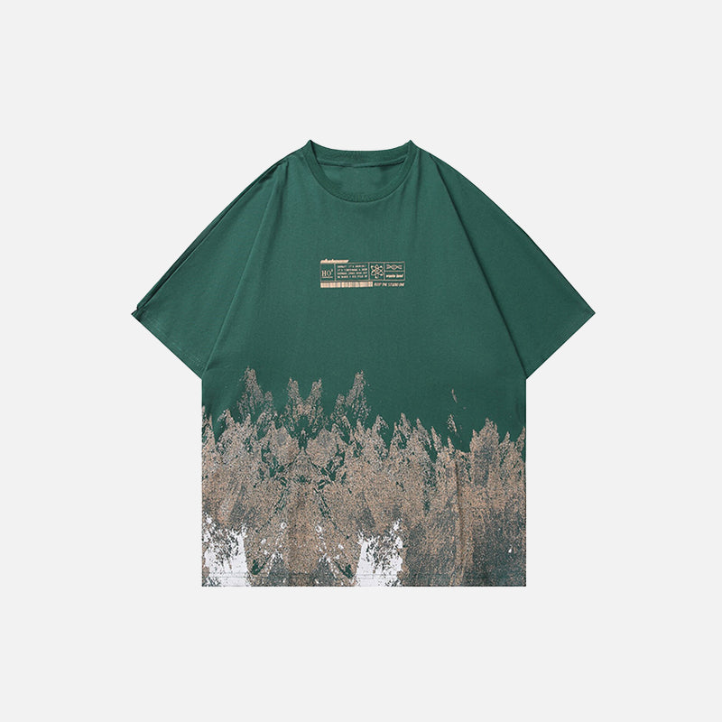 Graffiti Mountain Snow T-Shirt