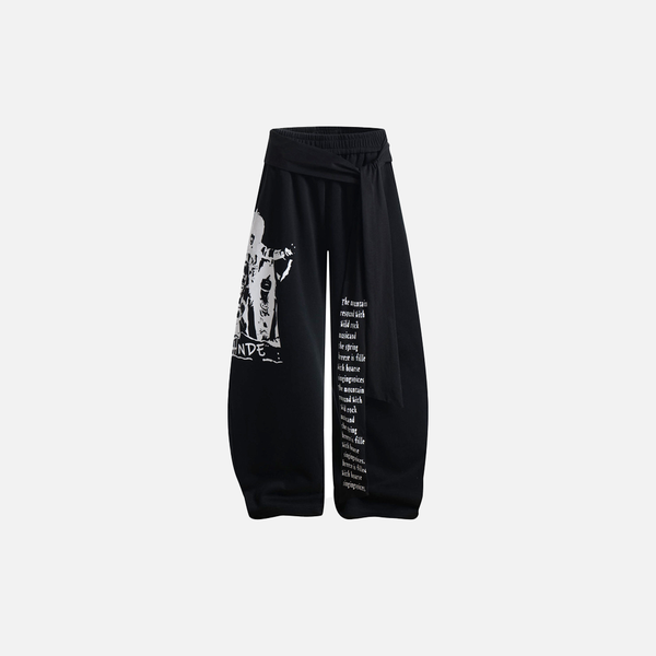 Wide Leg Jogger, önden görünüm — Navra Wear