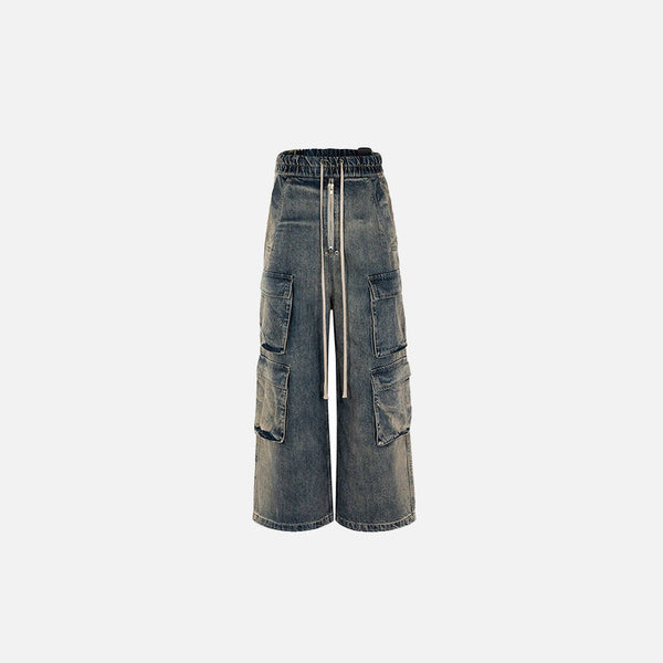 Bol Kesim Jean Pantolon, önden görünüm — Navra Wear