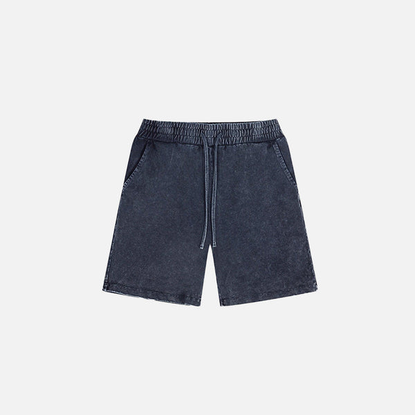 Vintage Yıkanmış Şort, önden görünüm — Navra Wear