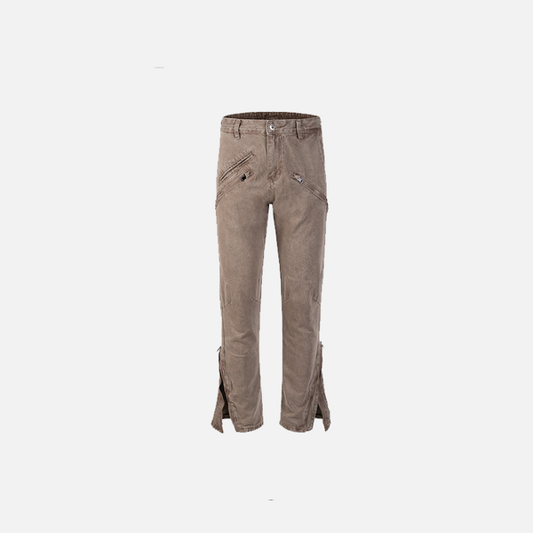 Düz Kesim Jean Pantolon, önden görünüm — Navra Wear