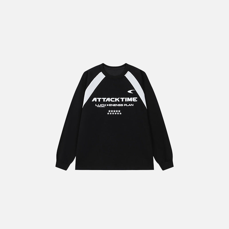 Baskılı Basic Tişört, önden görünüm — Navra Wear
