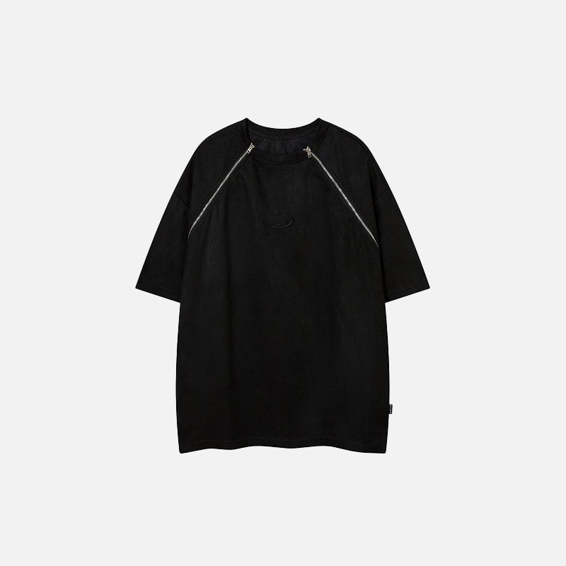 Oversize Basic Tişört, önden görünüm — Navra Wear