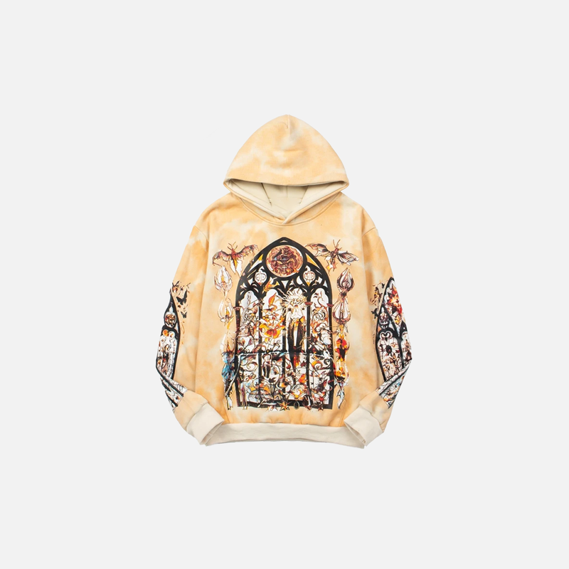 Vibrant Classic Birdcage Fleece Sweatshirt