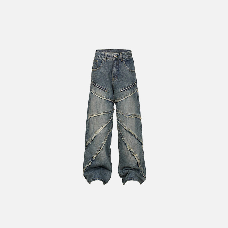 Bol Kesim Jean Pantolon, önden görünüm — Navra Wear