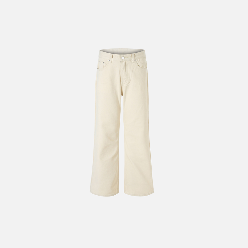 Metro Chic Colorful Relaxed Bell-Leg Denim