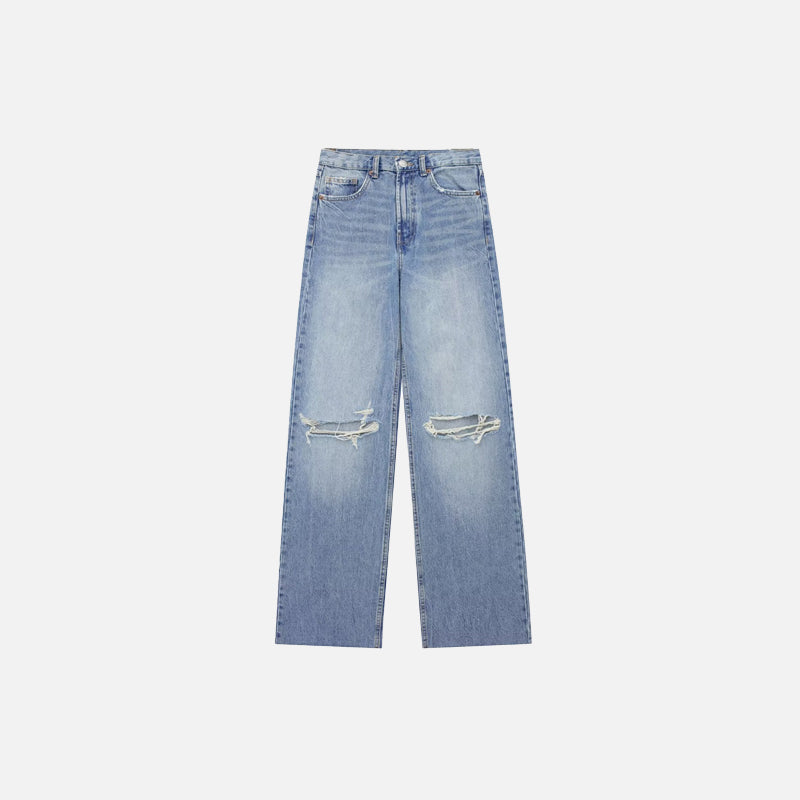 Torn Current Baggy Denim