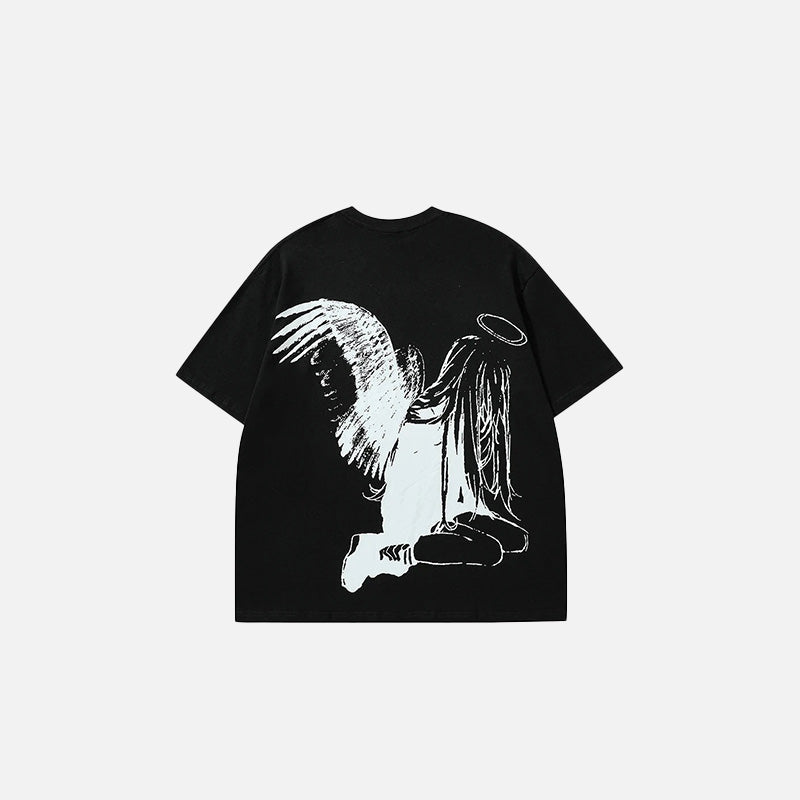 Millennium Fallen And Divine Contrast T-Shirt