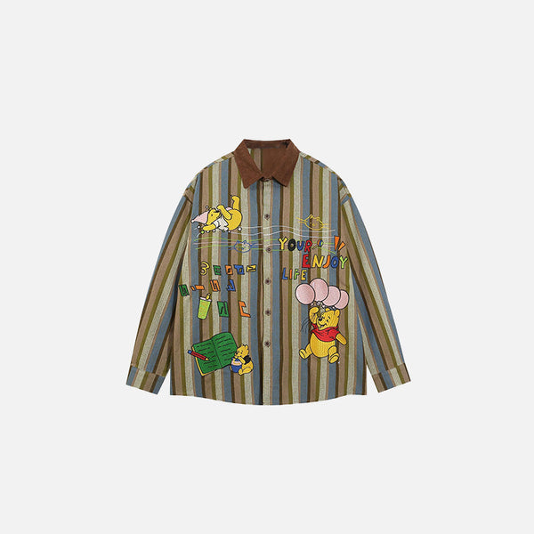Baskılı Gömlek, önden görünüm — Navra Wear