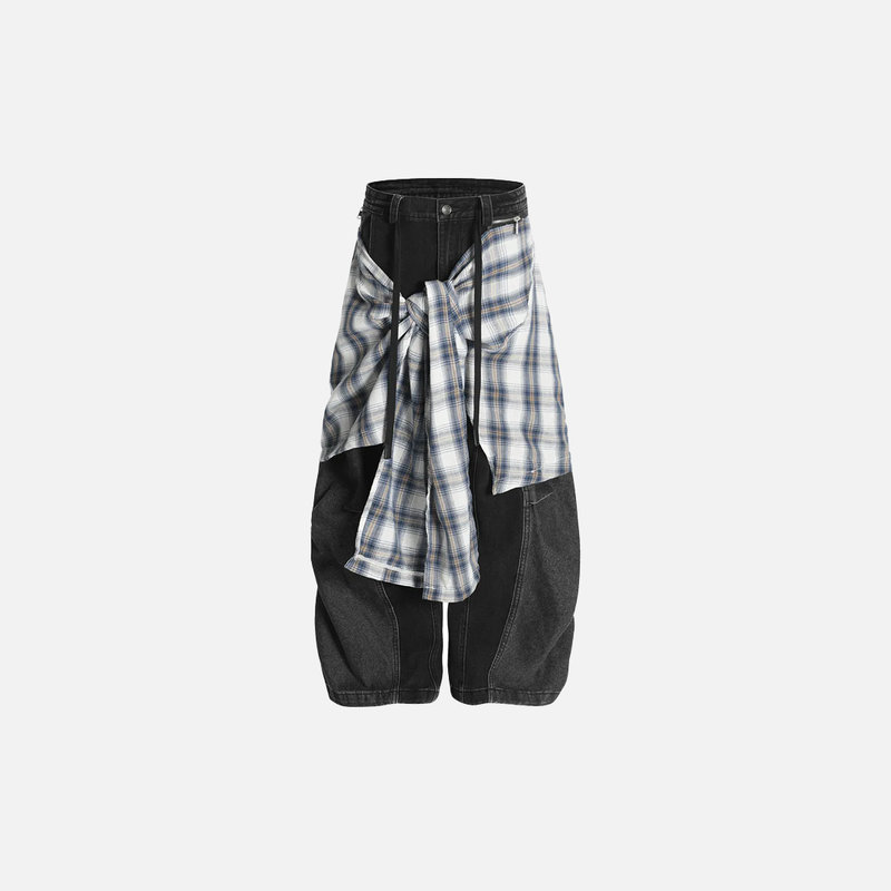 Modern Mosaic Banana Urban Beat Bell Leg Denim