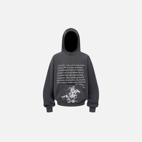 Lightweight Classic Knight Print Sweatshirt