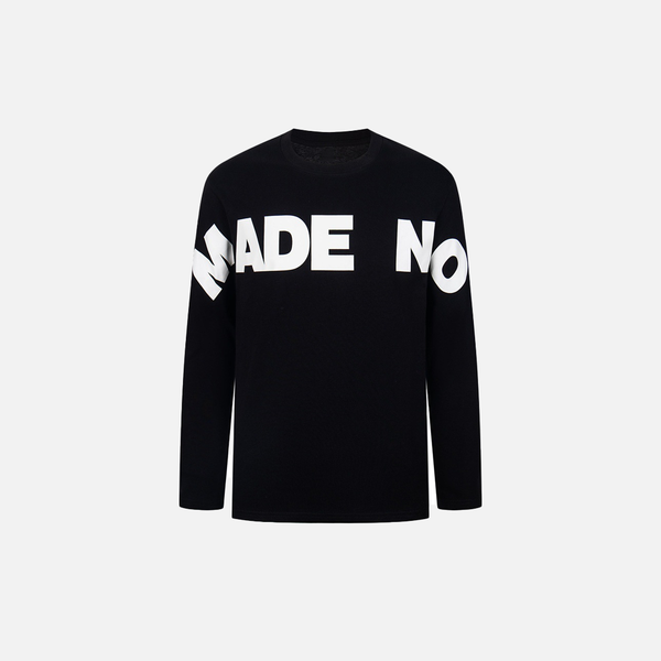 Iced Stand-Out Letter Print Long Sleeve T-Shirt