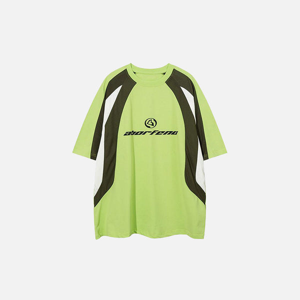 Gölge Baskılı Tişört, önden görünüm — Navra Wear