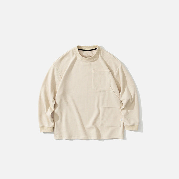 Basic Sweatshirt, önden görünüm — Navra Wear